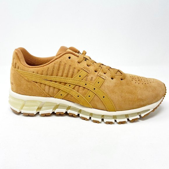 Asics Gel-Quantum 360 4 LE Carmel Brown Mens Suede Running Sneakers 1021A105 200 - Picture 1 of 5